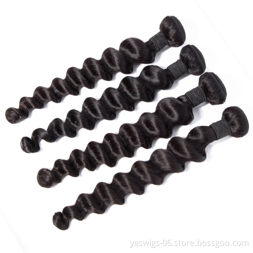 Wholesale Peruvian Loose Deep 1 Bundle Hair Weave Virgin 10A Grade Unprocessed Peruvian Single Donor Human Hair Weave Bundles